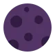 New Moon Symbol Flat