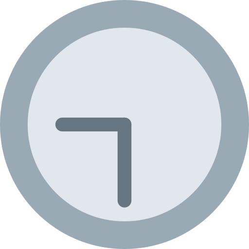 Clock Face Nine-Thirty Discord Emoji