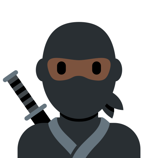 Ninja Dark Skin Tone