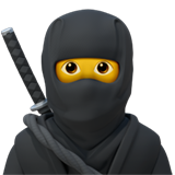 Ninja Apple Emoji