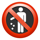 Do Not Litter Symbol