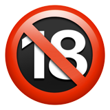 No One Under Eighteen Symbol