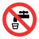 Non-Potable Water Symbol Flat