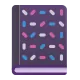 Notebook with Decorative Cover Color