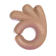 OK hand: medium skin tone Color