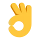 OK Hand Sign Flat