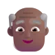 old man: medium-dark skin tone Color