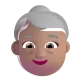 old woman: medium skin tone Color