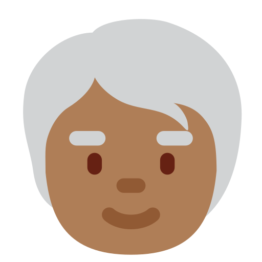 Older Person Medium Dark Skin Tone