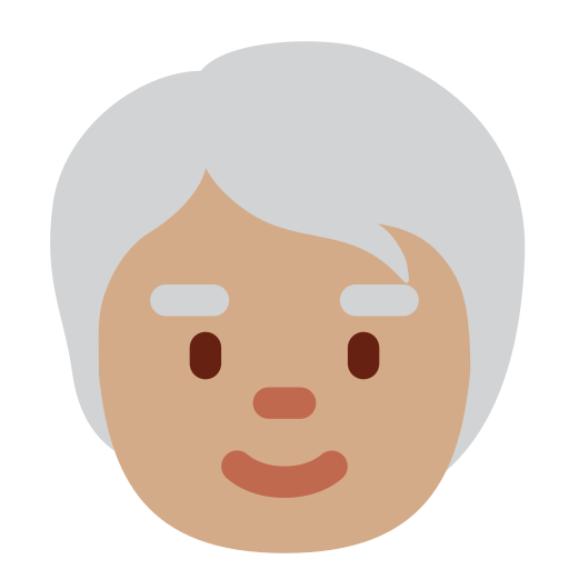 Older Person Medium Skin Tone