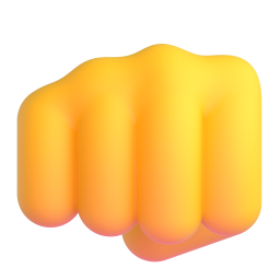 Fisted Hand Sign 3D