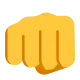 Fisted Hand Sign Flat