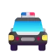 Oncoming Police Car Color