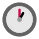 Clock Face One O’Clock Flat