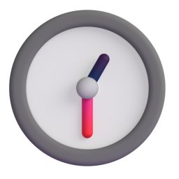 Clock Face One-Thirty 3D