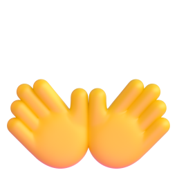 Open Hands Sign 3D
