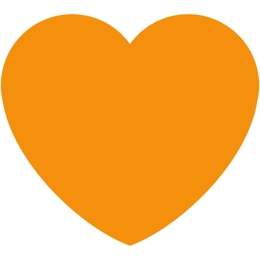 Orange Heart