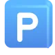 Negative Squared Latin Capital Letter P Color