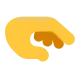 Palm Down Hand Flat