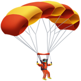 Parachute Apple Emoji