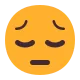 Pensive Face Flat