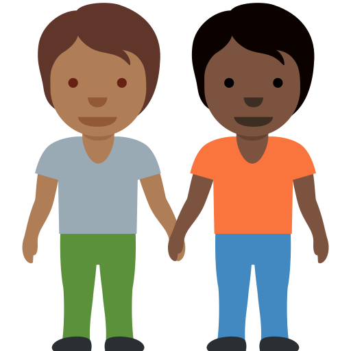 People Holding Hands Medium Dark Skin Tone Dark Skin Tone