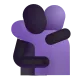 People Hugging Color
