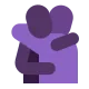 People Hugging Flat