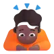 person bowing: medium-dark skin tone Color