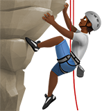 Person Climbing Medium Dark Skin Tone