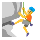 Person Climbing Flat