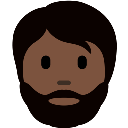 Person Dark Skin Tone Beard