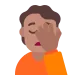 person facepalming: medium skin tone Flat