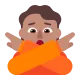 person gesturing NO: medium skin tone Flat