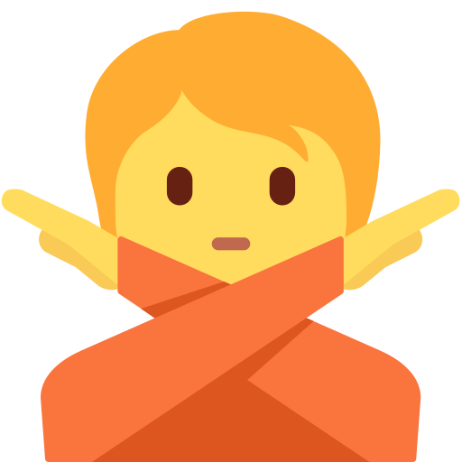 Face with No Good Gesture