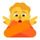 Face with No Good Gesture Flat