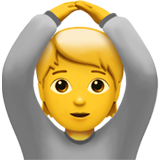 Face with OK Gesture Apple Emoji