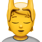 Face Massage Apple Emoji