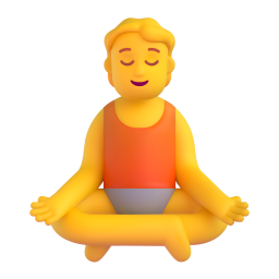 Person in Lotus Position 3D
