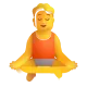 Person in Lotus Position Color