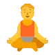 Person in Lotus Position Flat