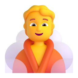 Person in Steamy Room 3D