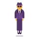Person In Suit Levitating Flat