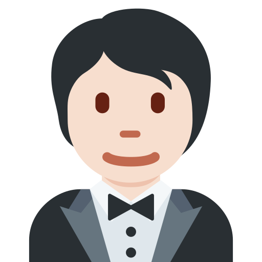 Person In Tuxedo Light Skin Tone