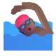 person swimming: medium-dark skin tone Color