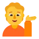 Information Desk Person Flat