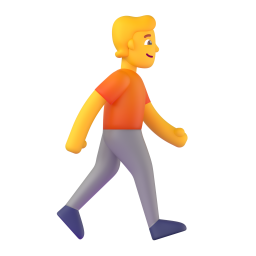 Person Walking Facing Right 3D