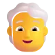 Person: White Hair Color