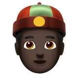 Person With Skullcap Dark Skin Tone
