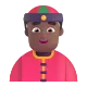 Person With Skullcap Medium Dark Skin Tone Color